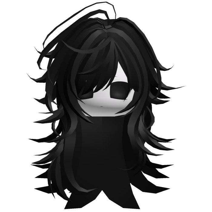 Jirai Kei Moe Girl Face Hair