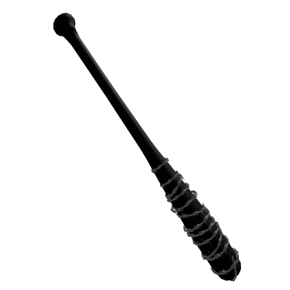 black spiked barbed bat melee weapon club gear rp