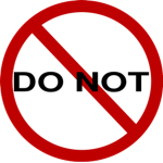 do not