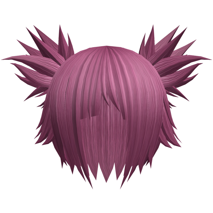 Pucca Pigtail Pink Hair