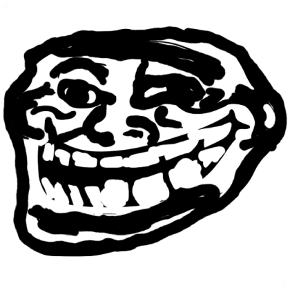 Troll face but bad (doors but bad) Roblox decal