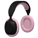 Headphones (Black & Pink)