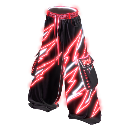 Red Ultravolt Pants [EMISSIVE GLOWING] ☀️