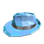 Cute teal fedora