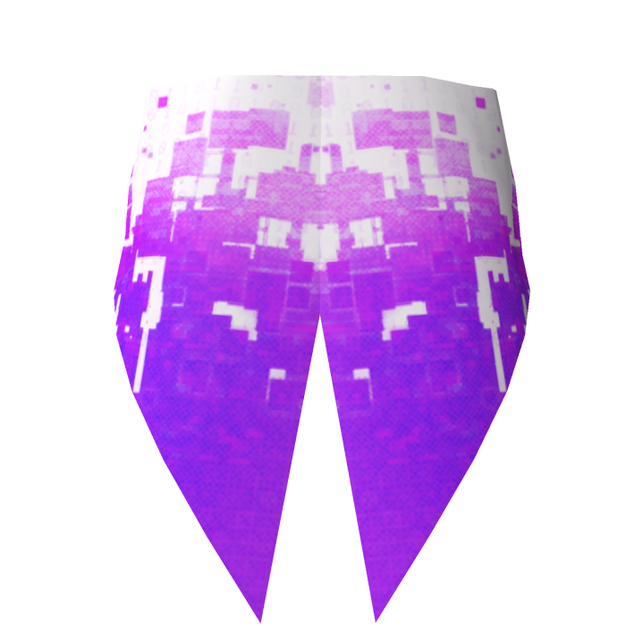 👾 Purple & White Glitch tailcoat [2.0]