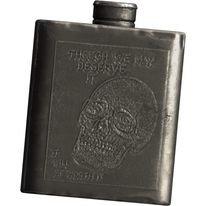 Damaged Grunge Water Flask