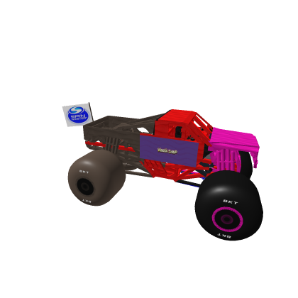 Kinetic sand monster truck