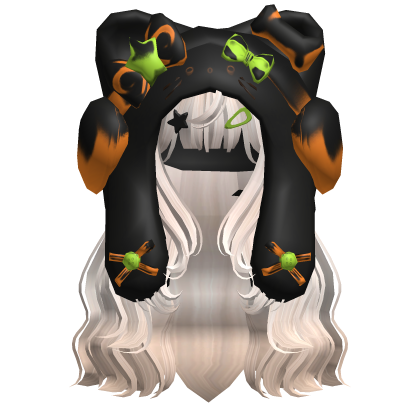Beige Cute Cozy Kitty Hood Hair