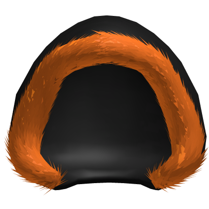 Orange Halloween Fur Hood Roblox item