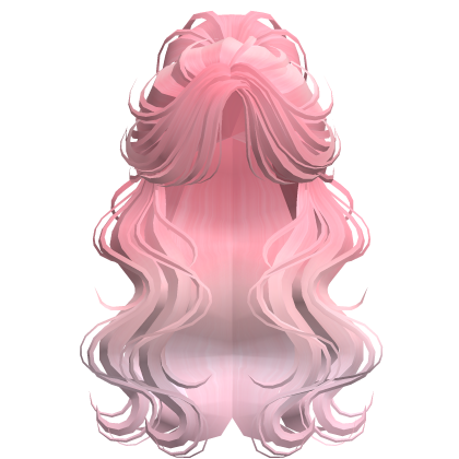 Crimped Wavy Empress Ponytail Cherry Blossom