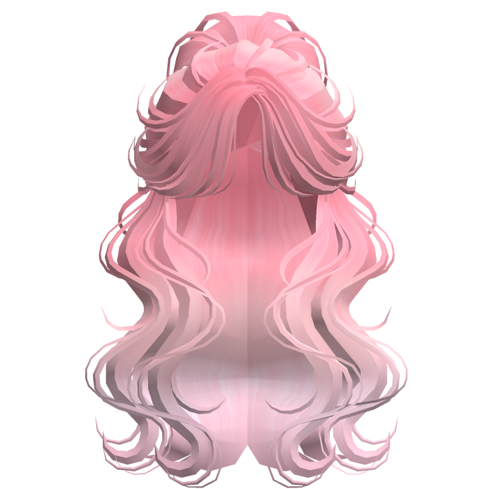 Crimped Wavy Empress Ponytail Cherry Blossom