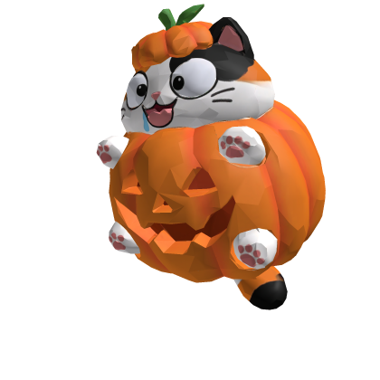Pumpkin Chonk Cat Shoulder Pet