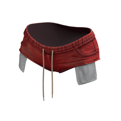 Graphic Micro Sweatshorts (Red) thumbnail