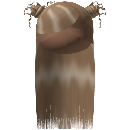 Swoop with buns half down hair - Blonde