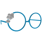 Oculos azul nuvem