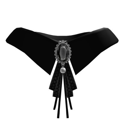 Black Gothic Pendant Collar 1.0 [Black] thumbnail