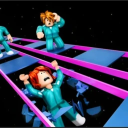GLASS BRIDGE  BUT UR IN SPACE🤑😱🤑 icon