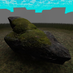 stare at a rock