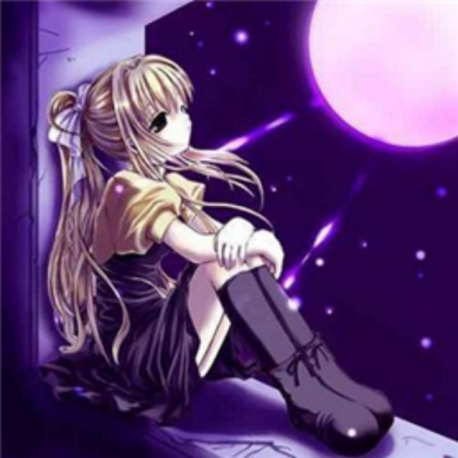 cute anime thinking Roblox decal
