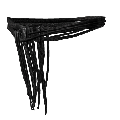 Black Dune Wasteland Rope Belt