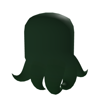 Cthulhu tentacles head - dark green