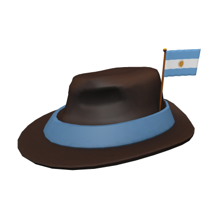 International Fedora Argentina Roblox catalog item