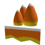 Right Candy Corn Pauldron