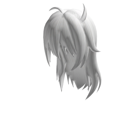 Anime White Flow Hair Smooth 