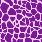 Purple giraffe