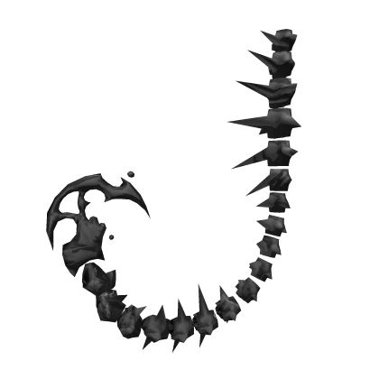 Grunge Black Chrome Scorpion Tail Spine | Roblox Item - Rolimon's