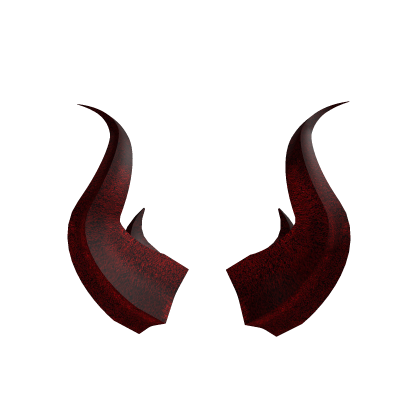 Red Iron Horns Roblox item