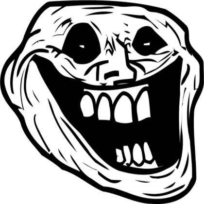 Trollface scary Roblox decal