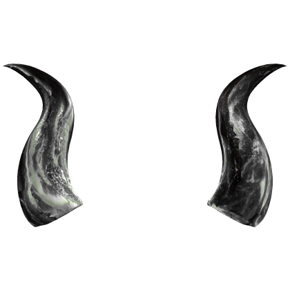 Galvanized Dark Azure Peak Horns