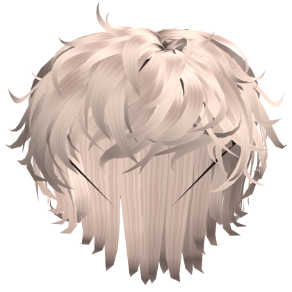 Platinum Blonde Anime Boy Hair Roblox item