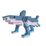 Shark with blue shoes