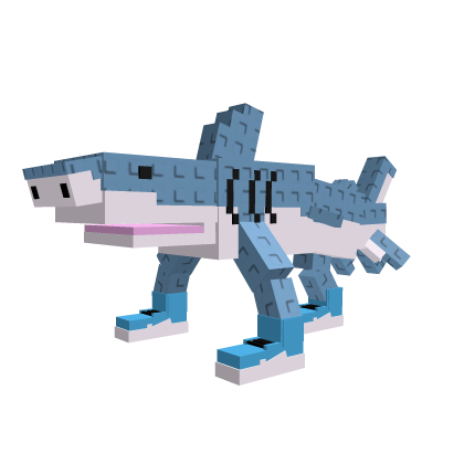 Shark with blue shoes thumbnail