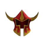 Red Conquering Warlord Helm