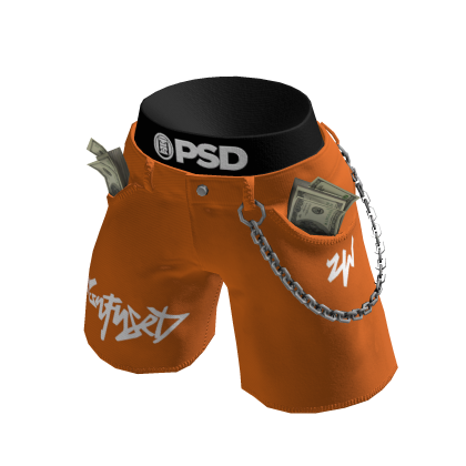 Orange - Money Short Pants thumbnail