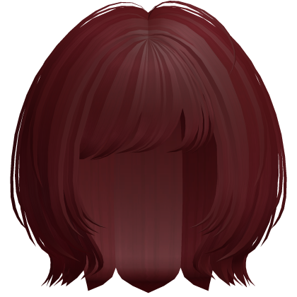 Messy Layered Hime Bob (Red)