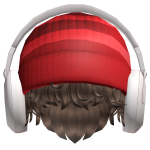 Valentines Boy Brown Hair With Headphones