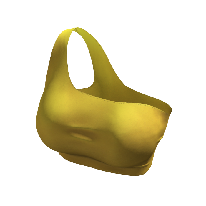 ʚ♡ɞ SImple Asym Yellow Tube Top