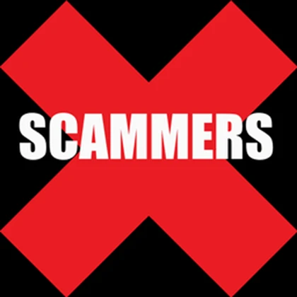 anti-scammers bye bye scammers Roblox group icon