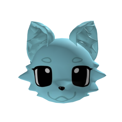 Cute Blue Furry Head