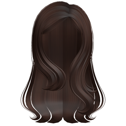 Swirly Long Curly Cute Hair Dark Brown Roblox item