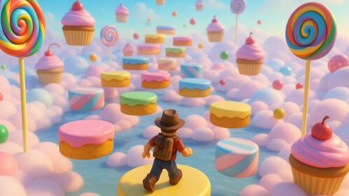 Candy Obby 🧁🍧🍬(super sales)