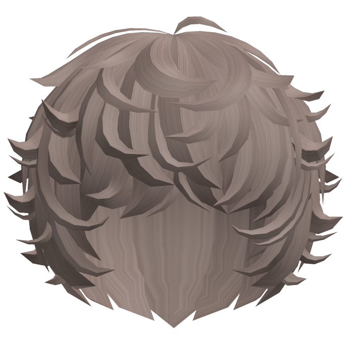 cute kawaii ashy messy swirly curly fluffy hair
