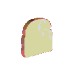 Slice of bread.