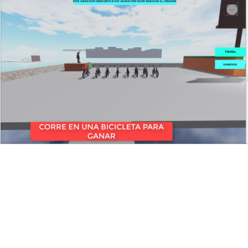 CORRE EN UNA BICICLETA PARA GANAR 