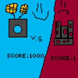 CAMREA VS SPEAKER (RED VS BLUE)