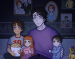 •The Aft_n household•